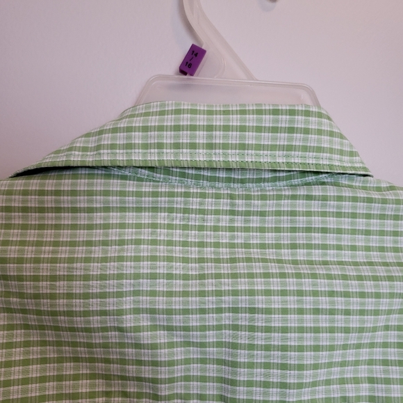 G.H. Bass & Com Short Sleeve Shirt Size Large Green - Picture 3 of 7